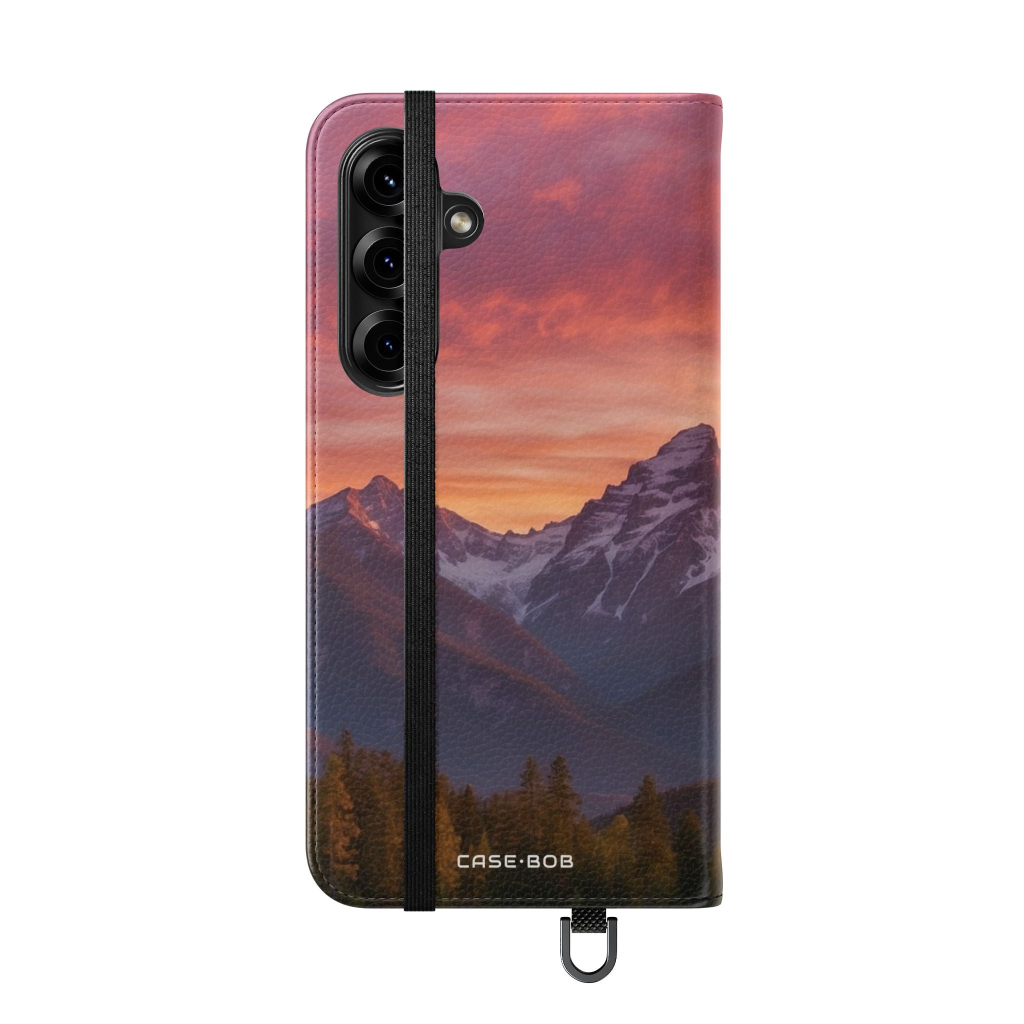 Mountain Bloom Twilight - Samsung S25+ Case - Wallet