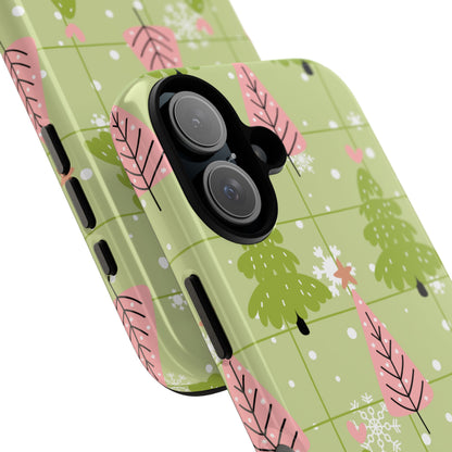 Whimsical Trees Dance - iPhone Case