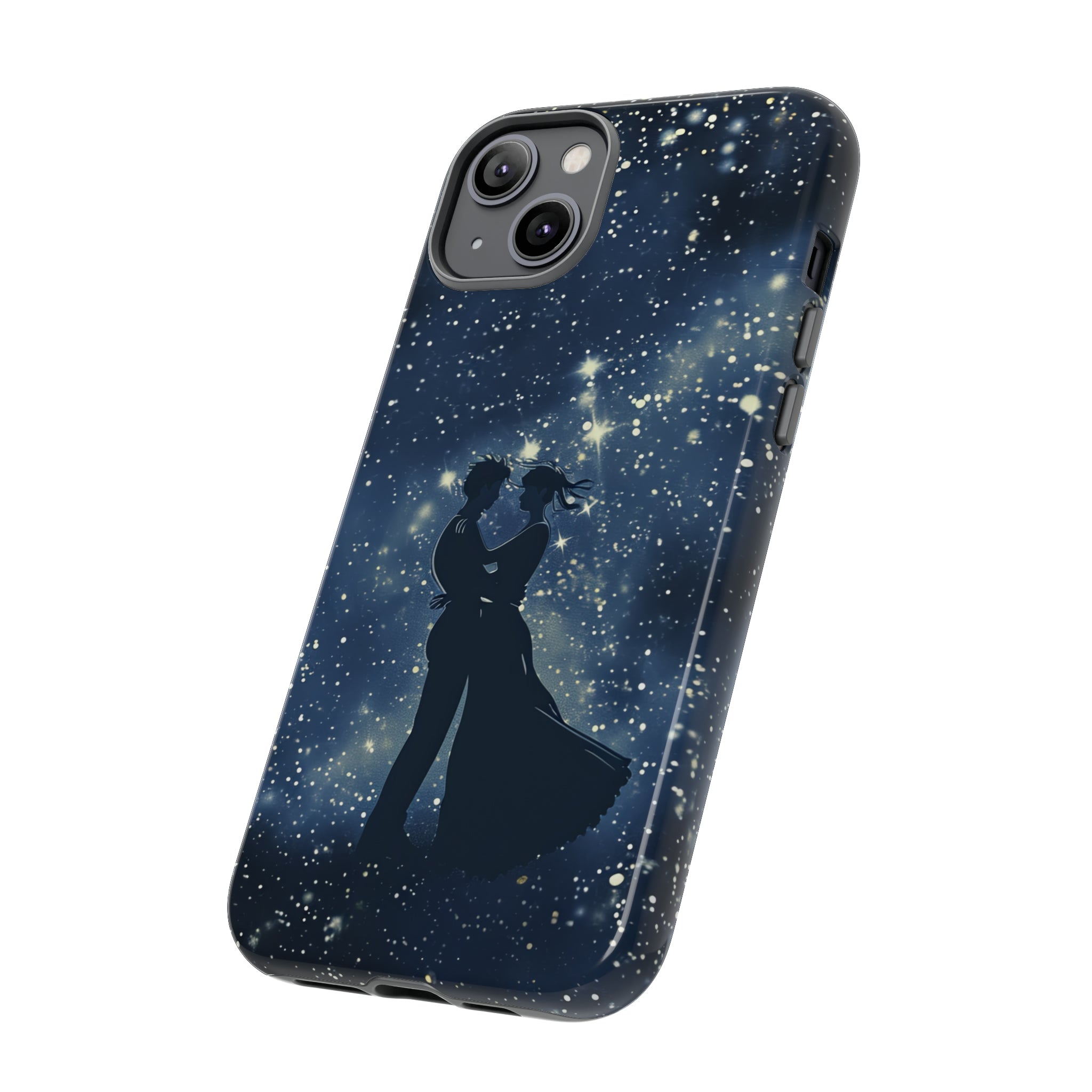 Starry Night Embrace - Protective Phone Case