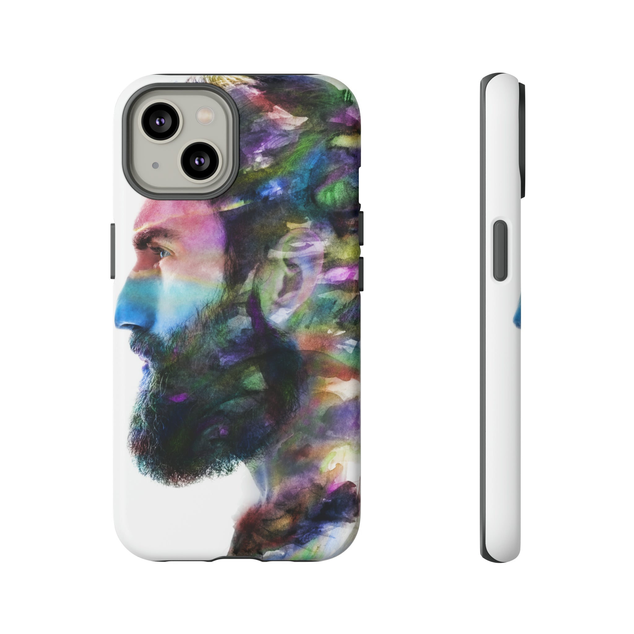 Watercolor Portrait - Protective Phone Case