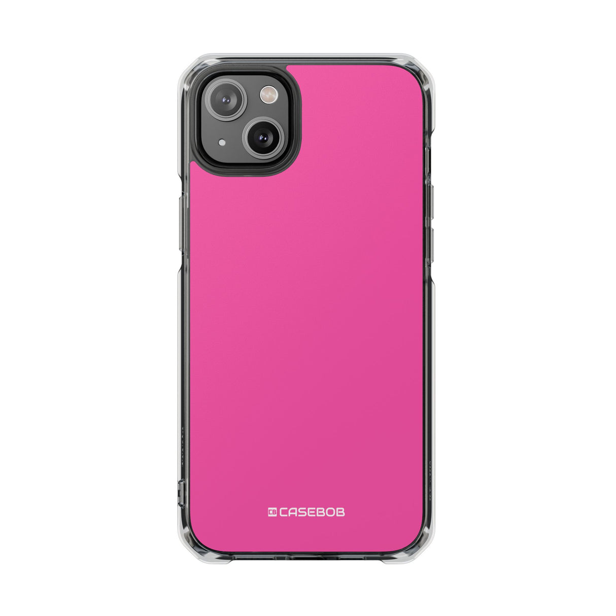 Magenta Crayola | Handyhülle für iPhone (Clear Impact Case – magnetisch) 