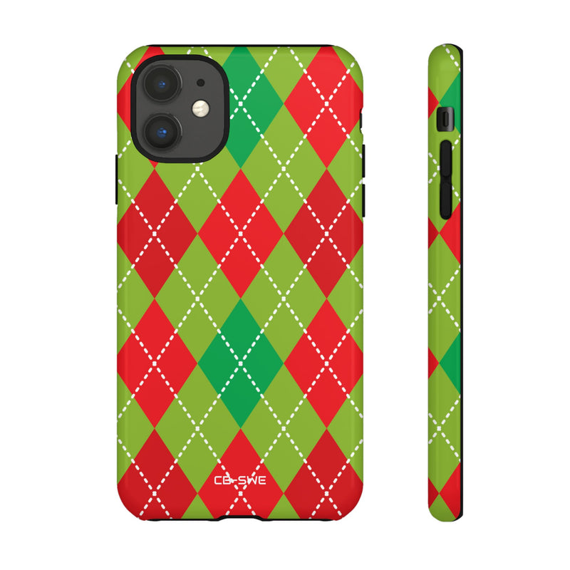 Diamond Shapes Dance - iPhone Case