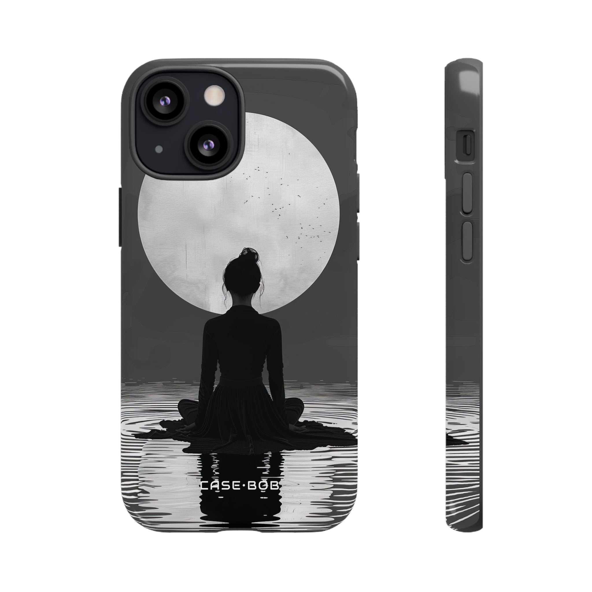 Silhouette Moonlight iPhone 13 Mini Case - Tough