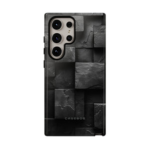 Black Geometric Elegance - Protective Phone Case