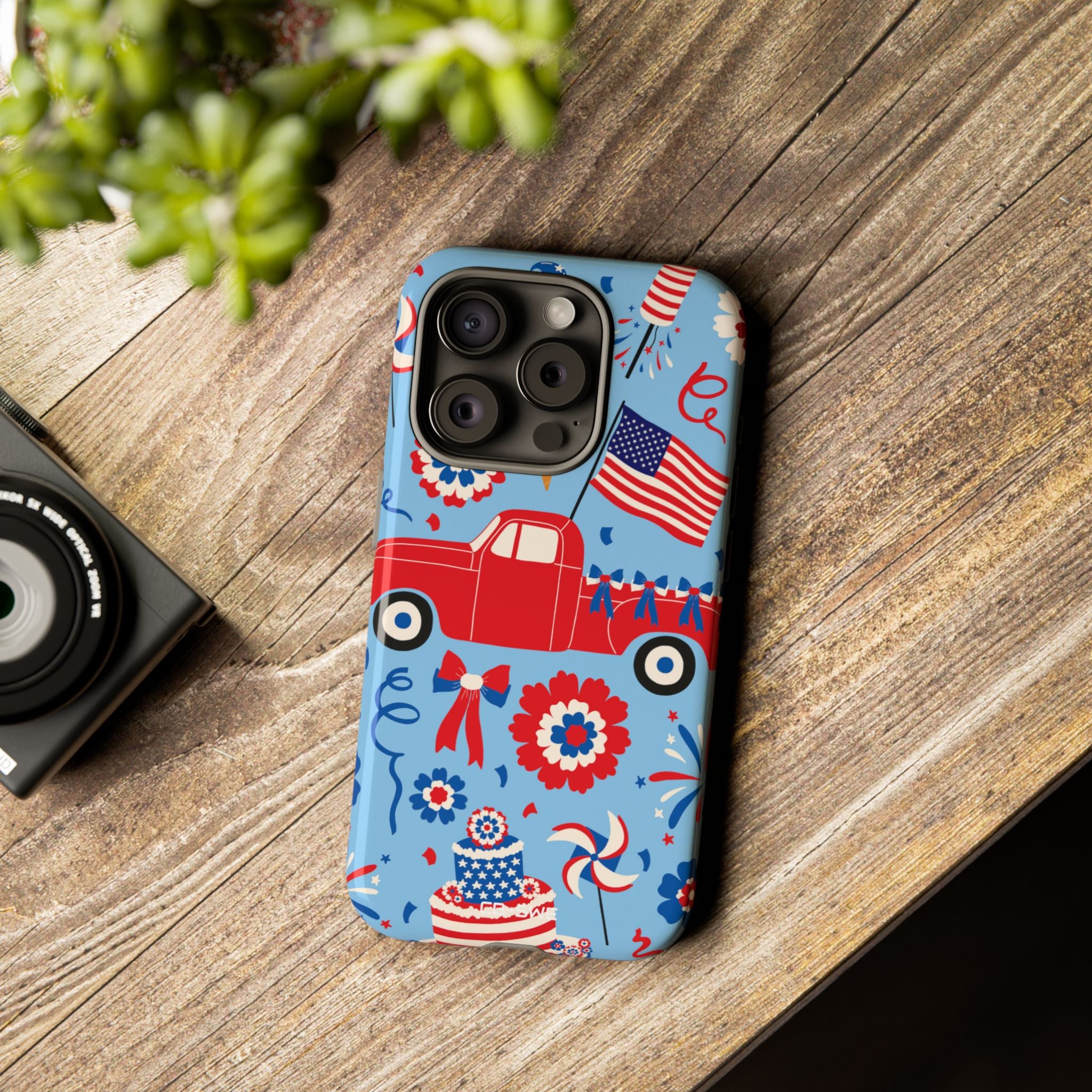 Festive Truck Parade - iPhone Case