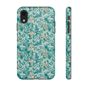 Dark Green Leaf Leaf - Protective Phone Case