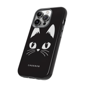 Cartoon Cat Icon - Protective Phone Case