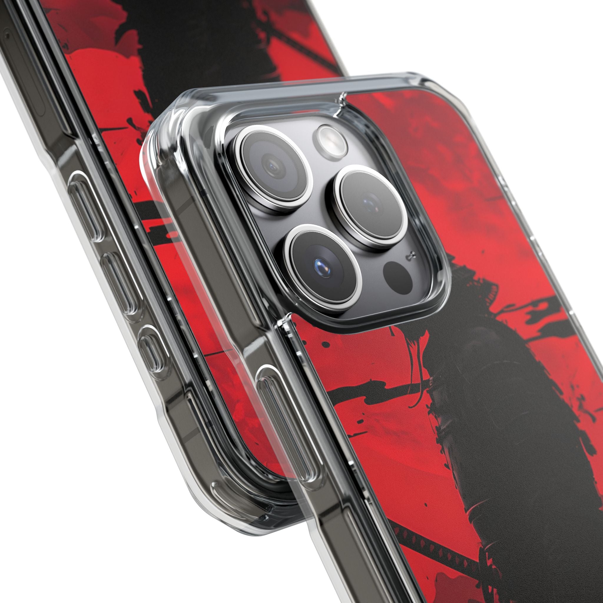 Crimson Samurai iPhone 15 Pro Case - Impact