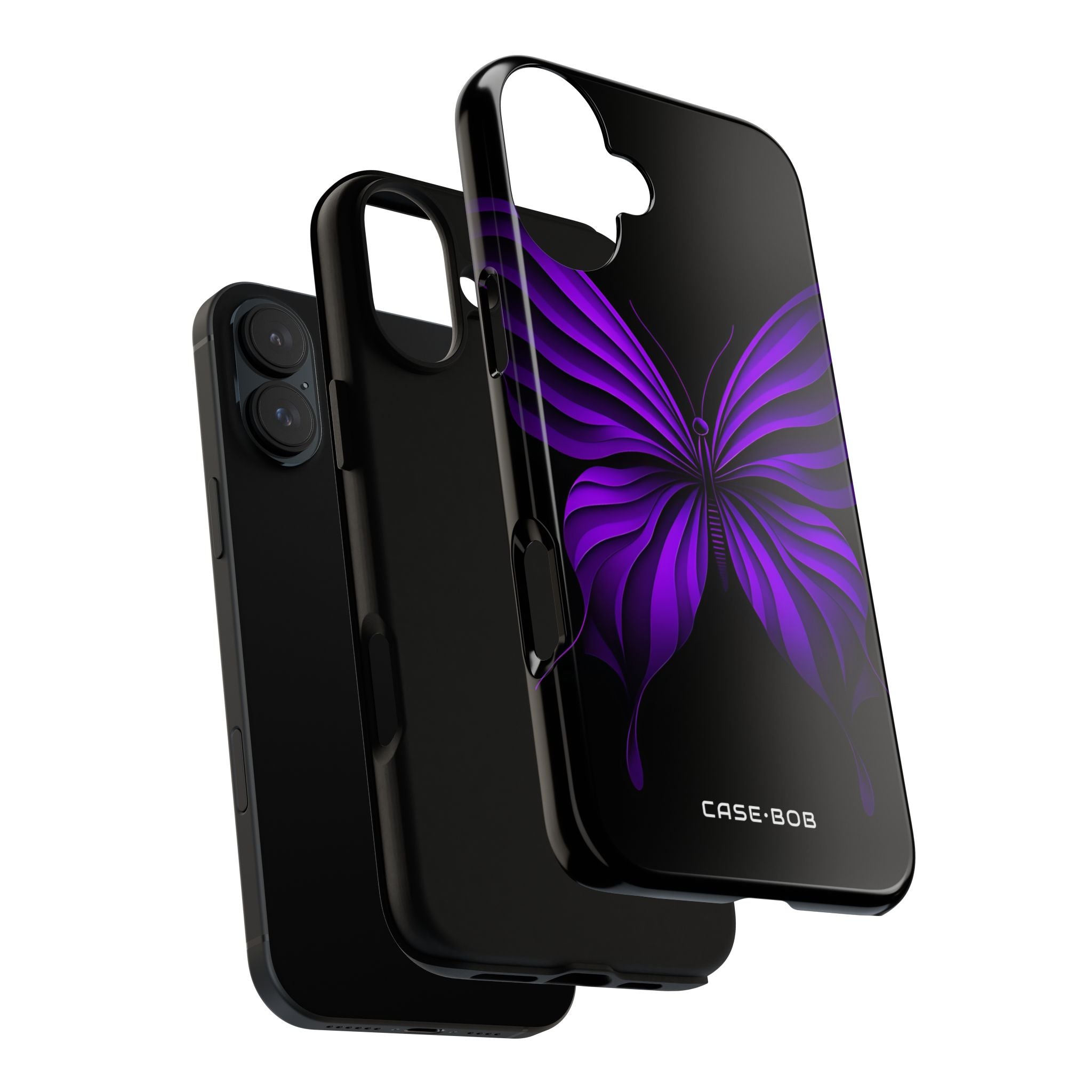 Violet Butterfly iPhone 16 Plus Case - Tough