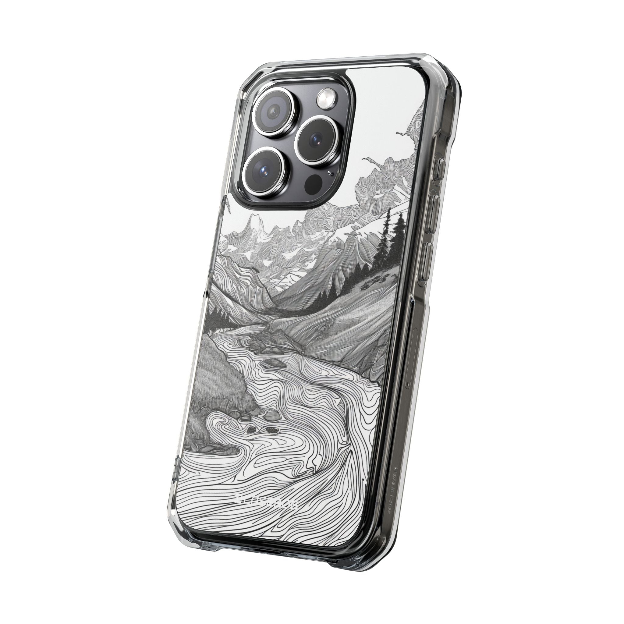 Monochrome Serenity - Phone Case for iPhone