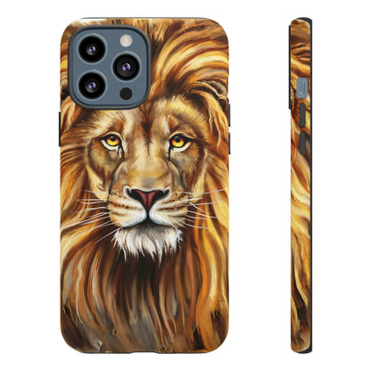 Lion head Digital Painting - Protective Phone Case