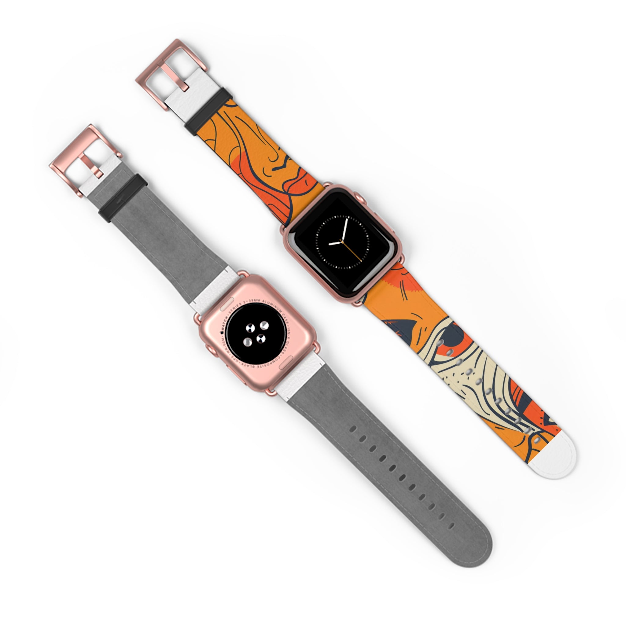 Overlapping Faces - Watch Band