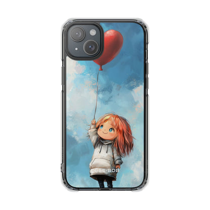 Heart Balloon Whimsy iPhone 15 Plus Case - Impact