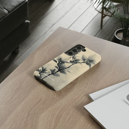 Beige Branch Art - Tough Samsung S22 Phone Case