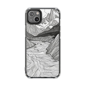 Mountain Tranquility - Phone Case for iPhone (Clear Impact - Magnetic)