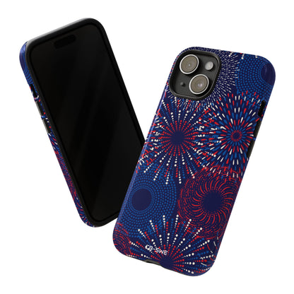 Fireworks Burst Bright - iPhone Case