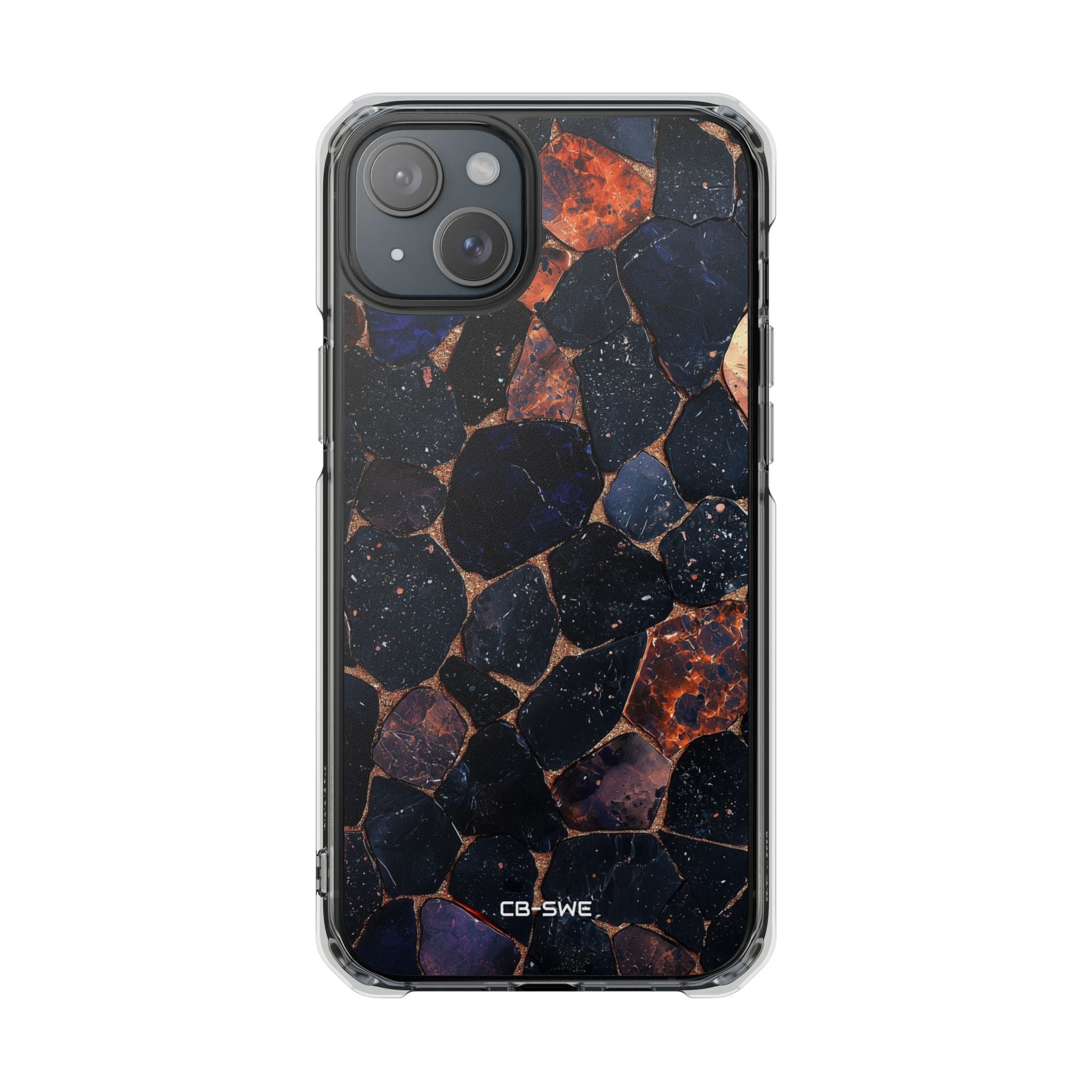 Shimmering Earth Fragments iPhone Case - Impact