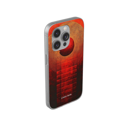 Crimson Orbit iPhone 14 Pro Case - Soft