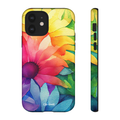 Vibrant Floral Symphony - iPhone Case