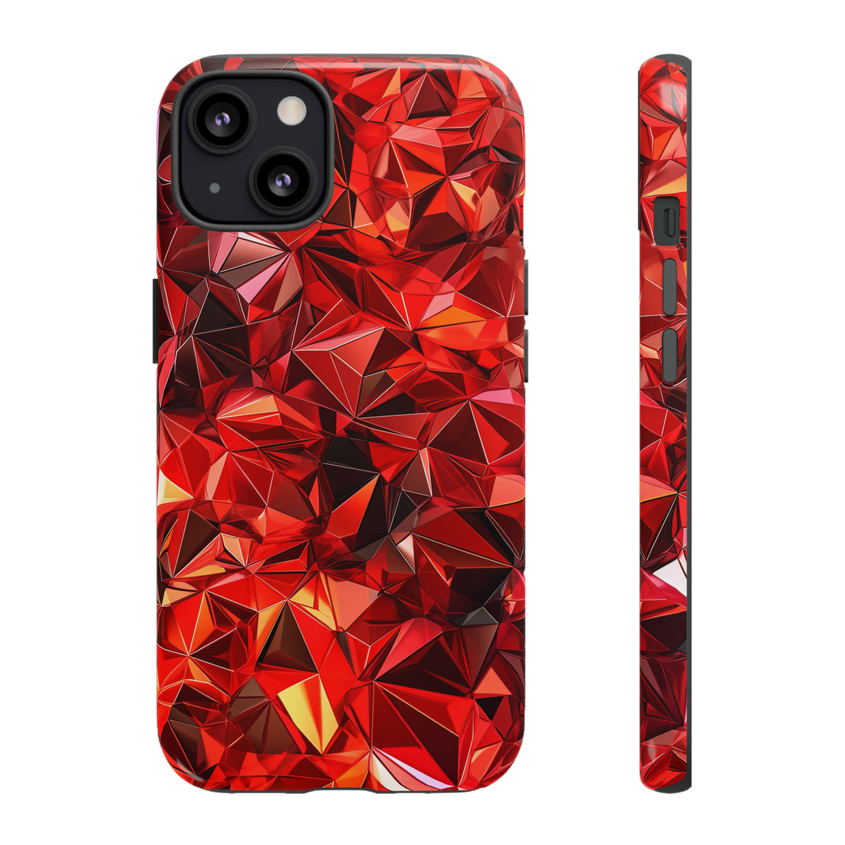 Geometric Red Fusion - Schutzhülle fürs Handy