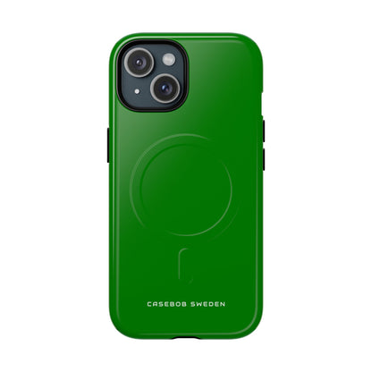 Green iPhone 15 | Tough+ Phone Case