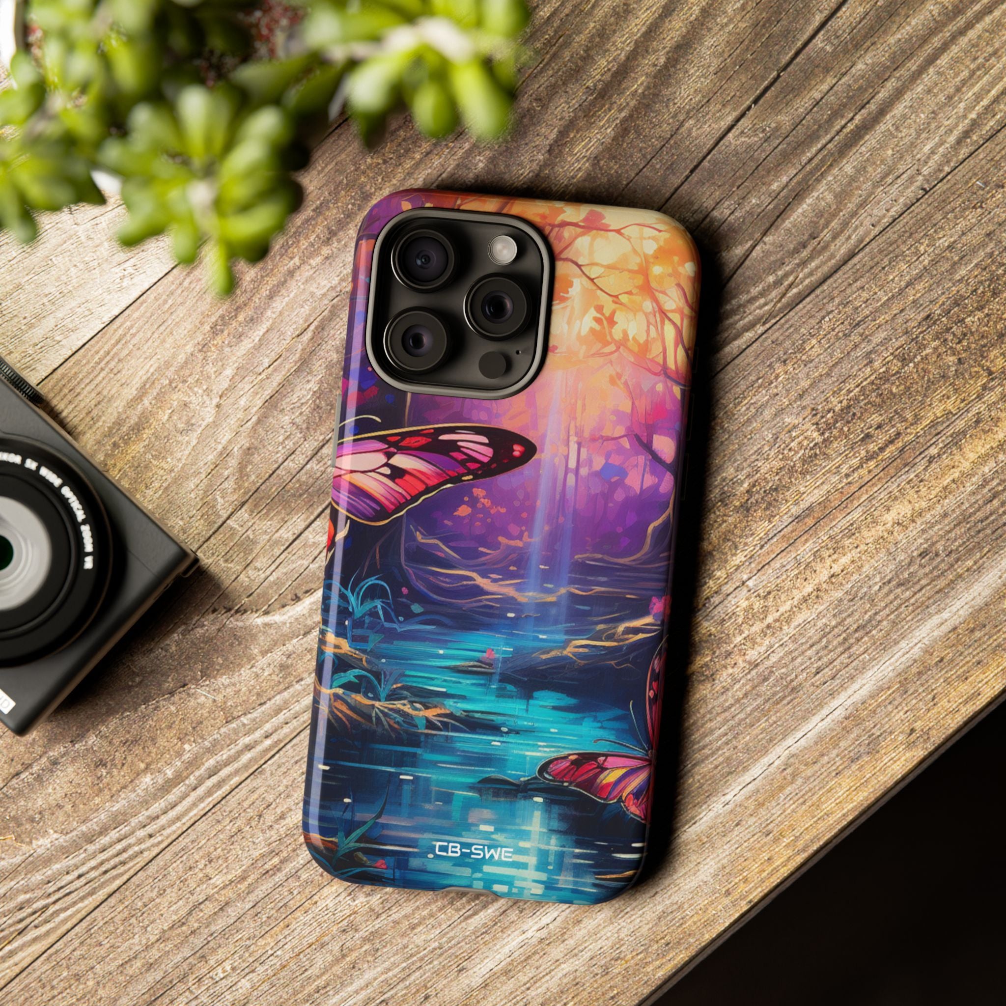 Enchanted Butterfly Forest - iPhone Case