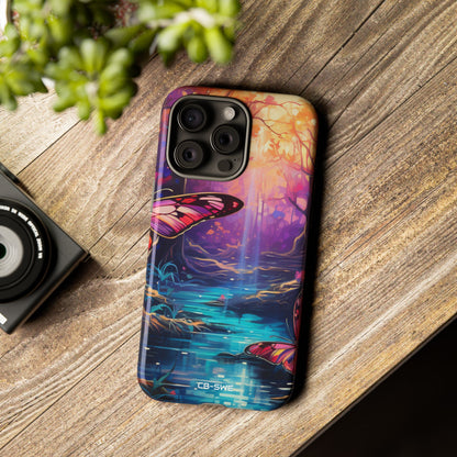 Enchanted Butterfly Forest - iPhone Case