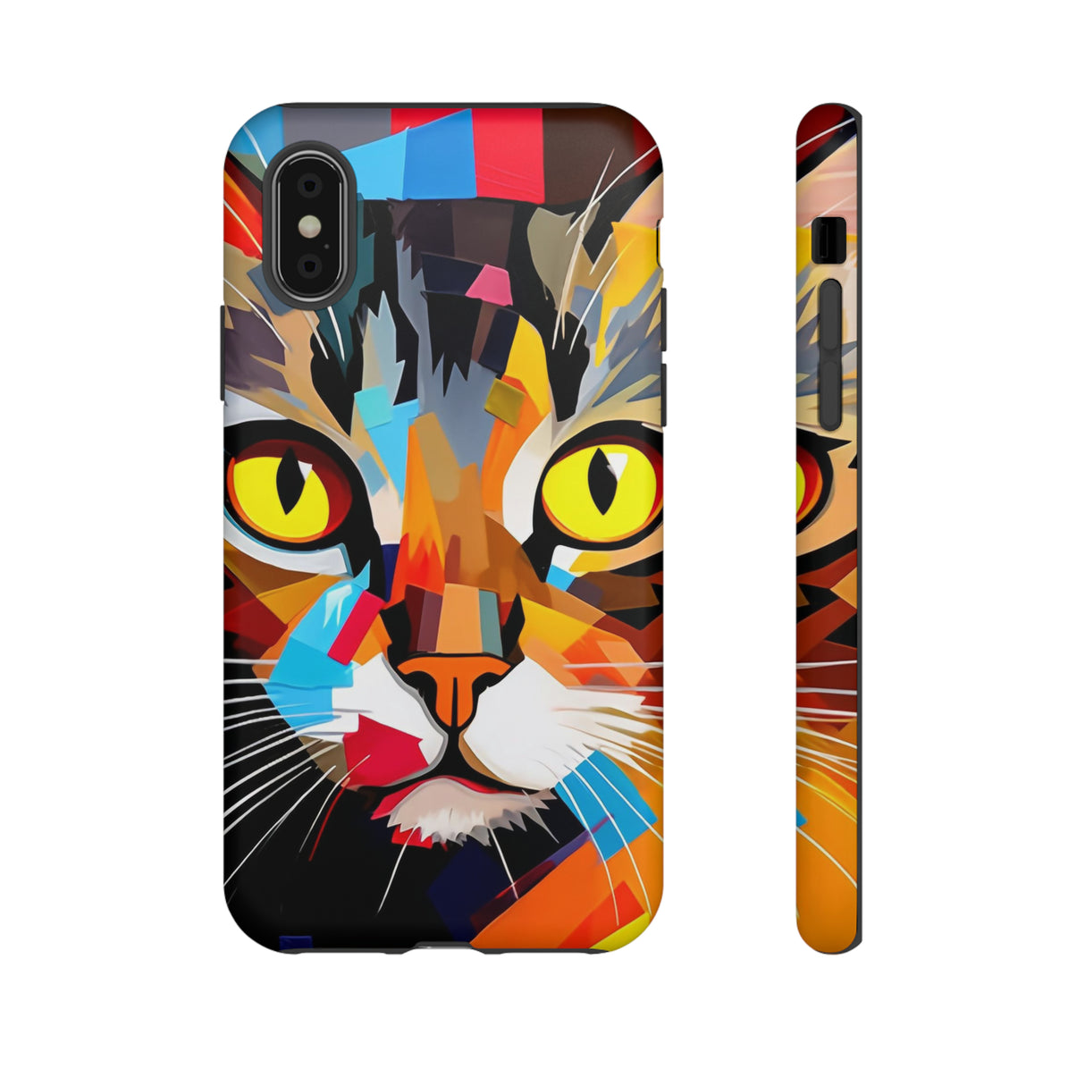 Abstract Kitty Palette Samsung Case (Protective)