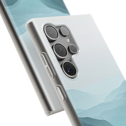 Teal Mist Mountains Samsung S24 Ultra Case - Soft