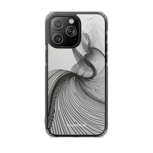 Fluid Elegance - Phone Case for iPhone (Clear Impact - Magnetic)