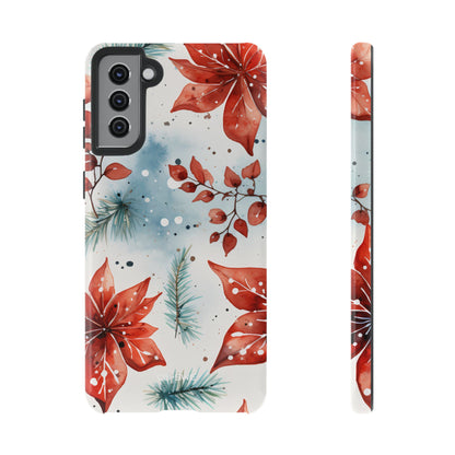 Poinsettias Bloom Bright - Samsung Case