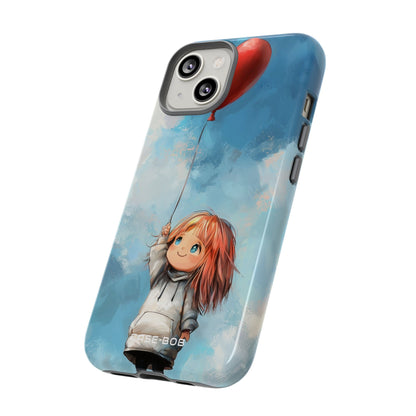 Heart Balloon Whimsy iPhone 14 Case - Tough