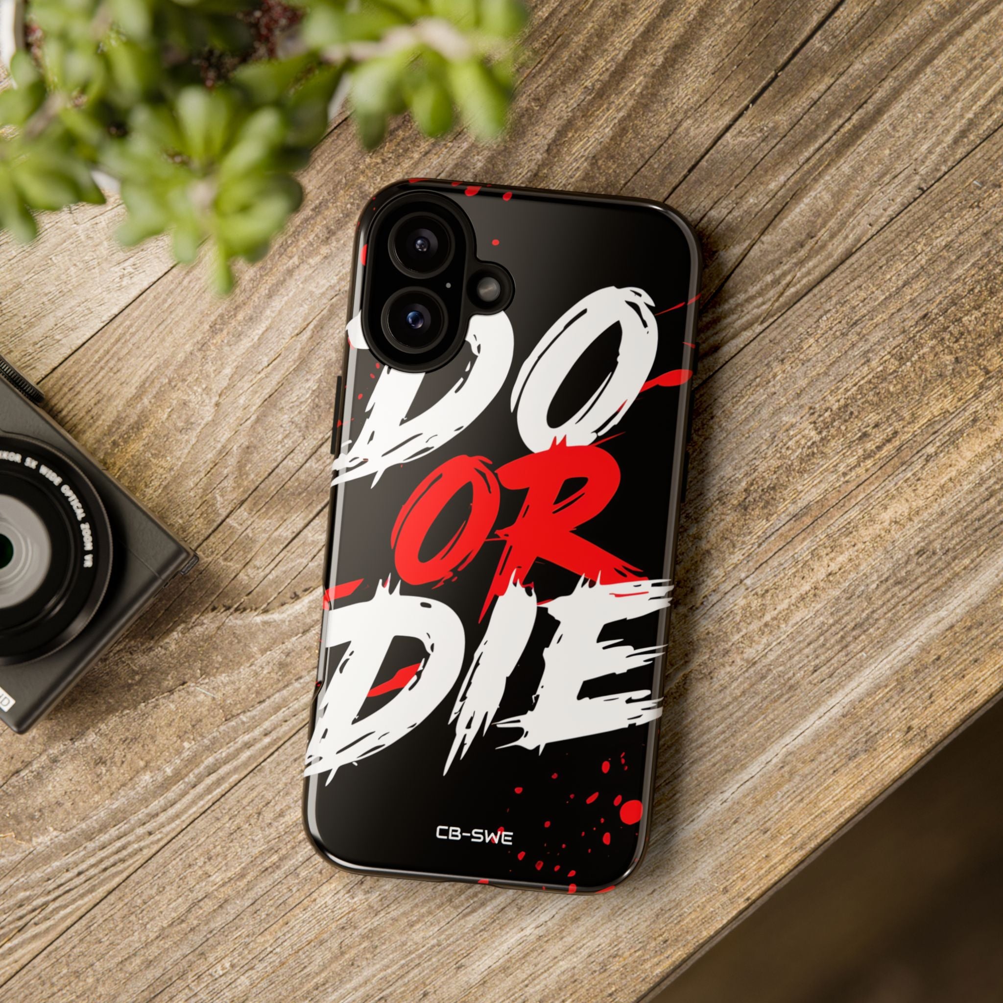 Intense Typography Contrast - iPhone Case