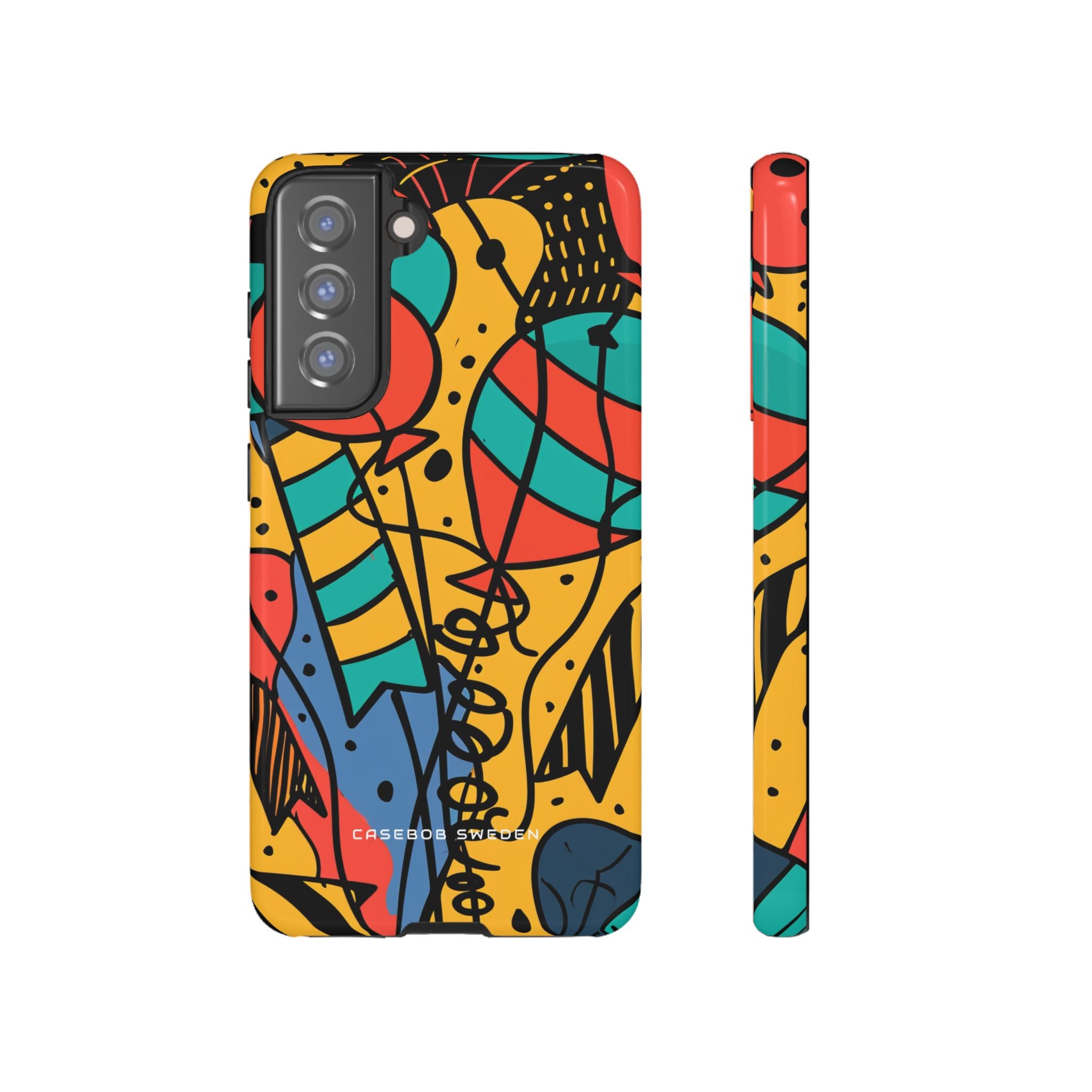 Playful Lines in Motion  Samsung S21 - Tough Phone Case