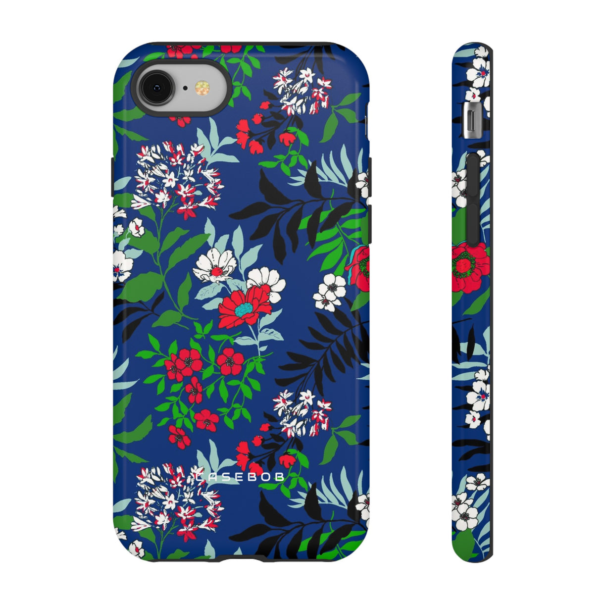 Blue Art Flowerfield - Protective Phone Case