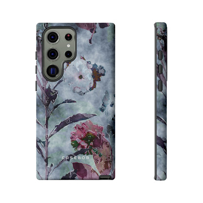 Monochrome Roses, Peonies & Asters - Protective Phone Case