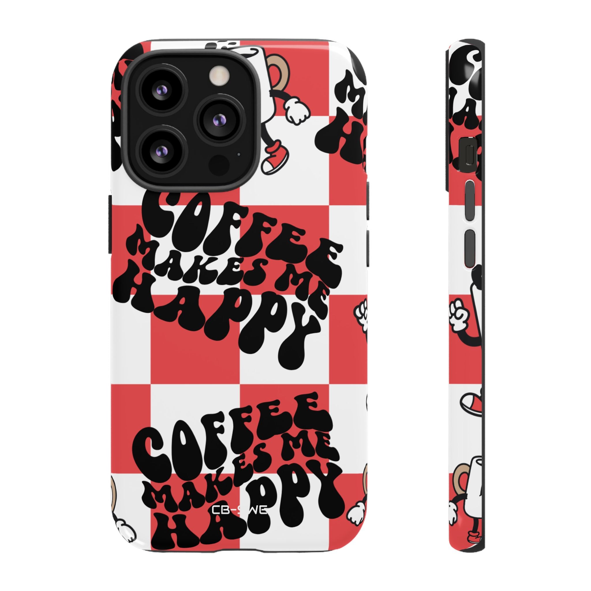 Joyful Coffee Celebration - iPhone Case