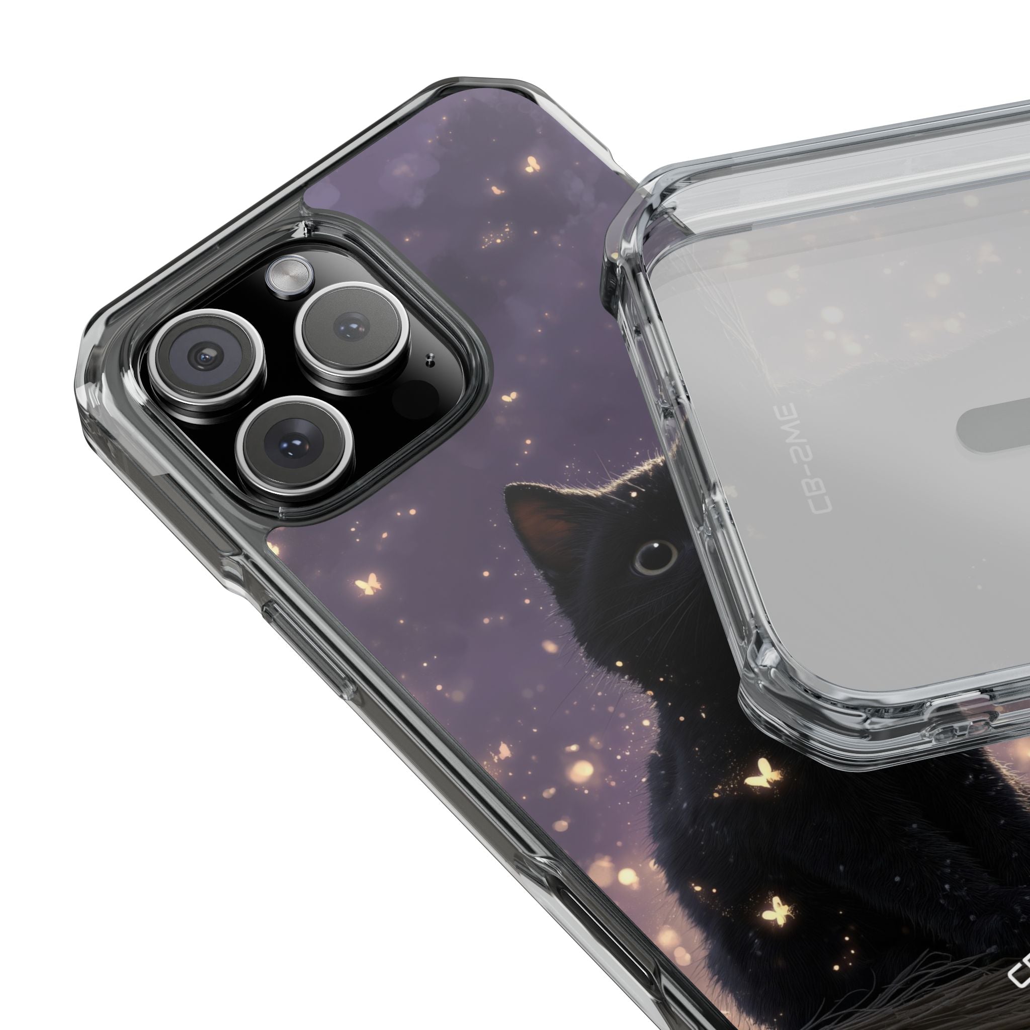Whimsical Cat Soars iPhone Case - Impact