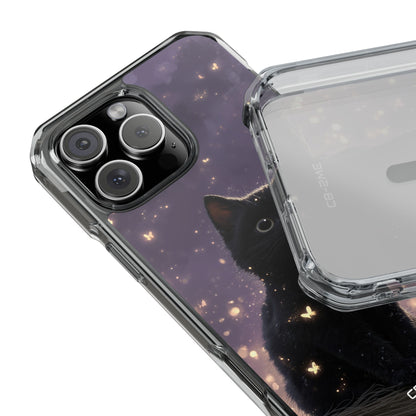Whimsical Cat Soars iPhone Case - Impact
