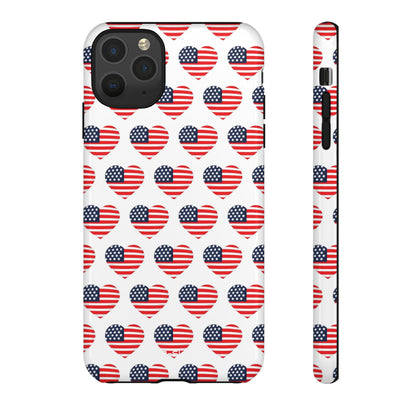 Hearts Embrace Freedom - iPhone Case
