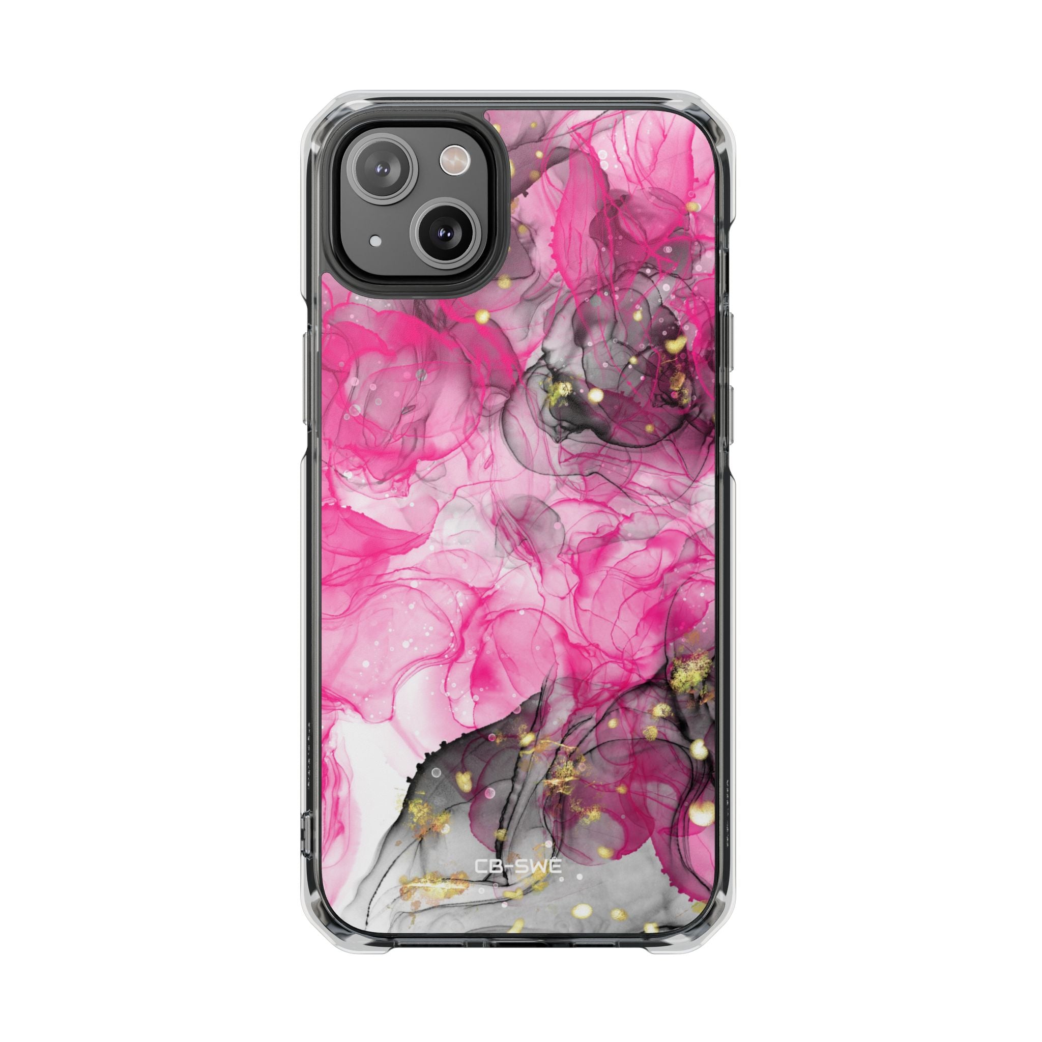 Vibrant Pink Swirls iPhone Case - Impact