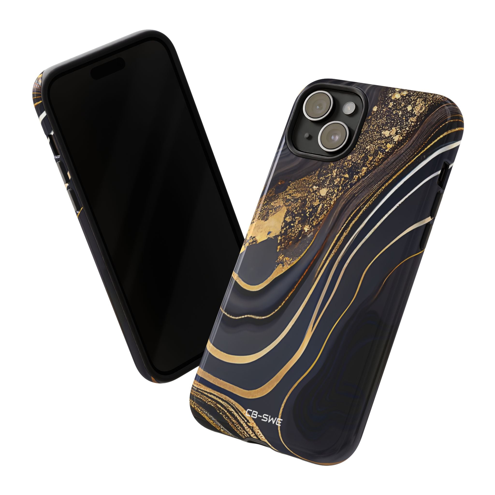 Elegant Gold Streams - iPhone Case