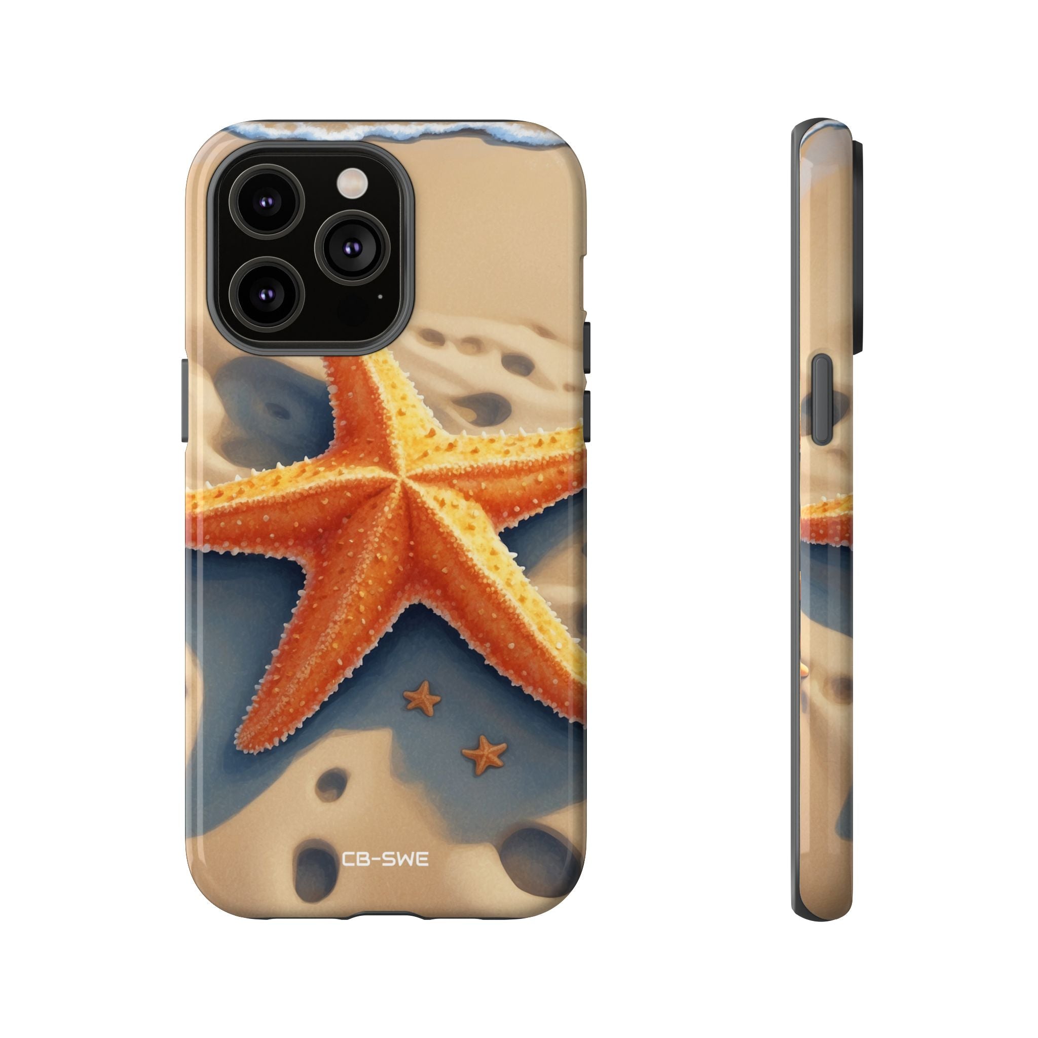 Starfish Rests On Sand - iPhone Case