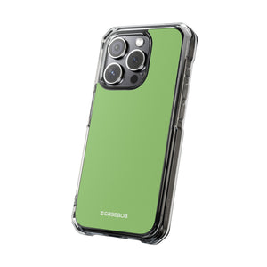 Pistachio Green | Phone Case for iPhone (Clear Impact Case - Magnetic)