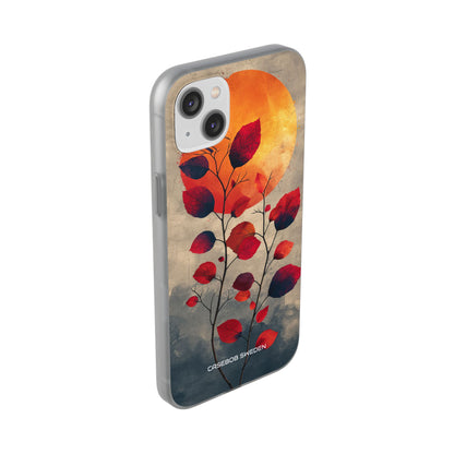 Sunlit Branch - Flexi iPhone 14 Phone Case