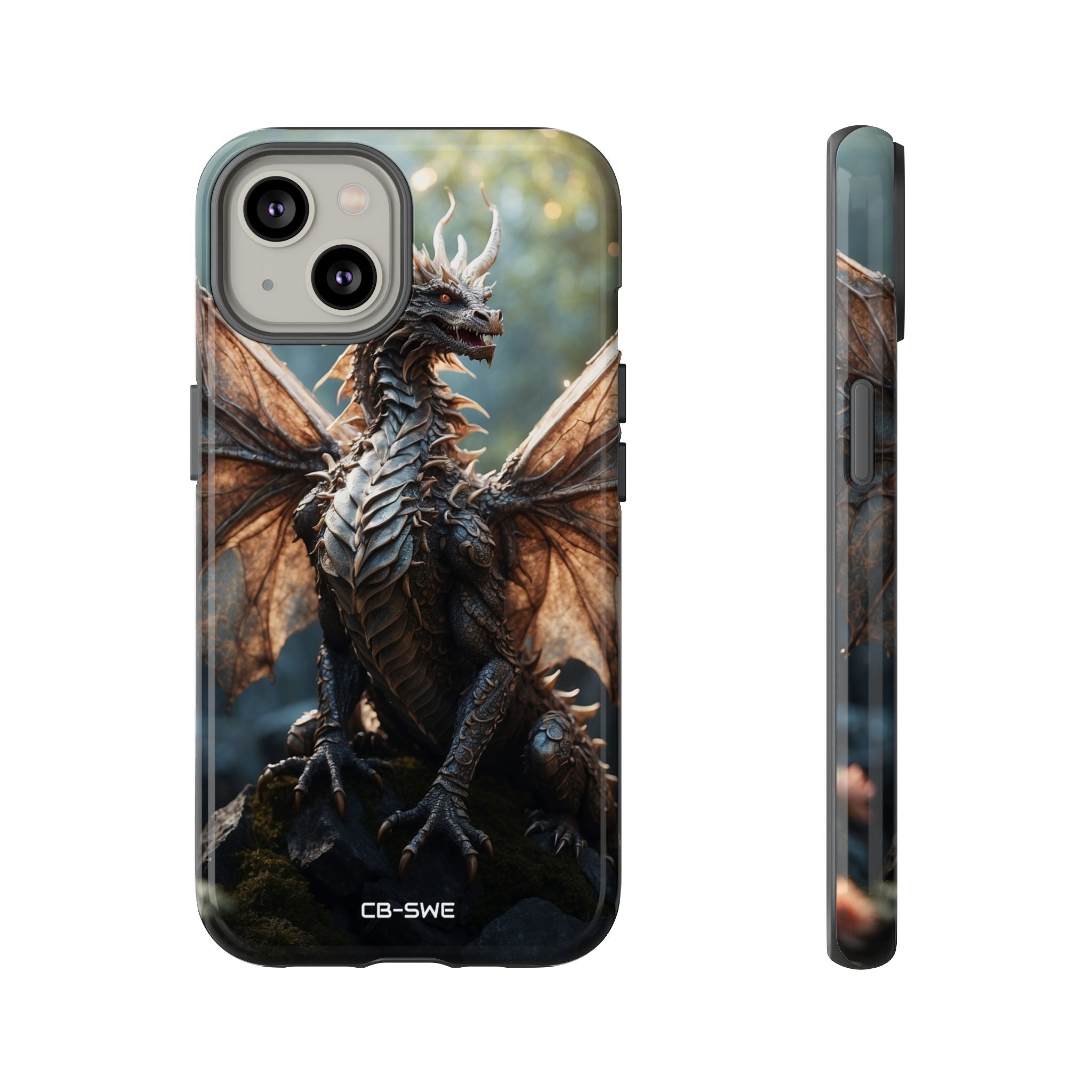 Majestic Dragon Glows - iPhone Case