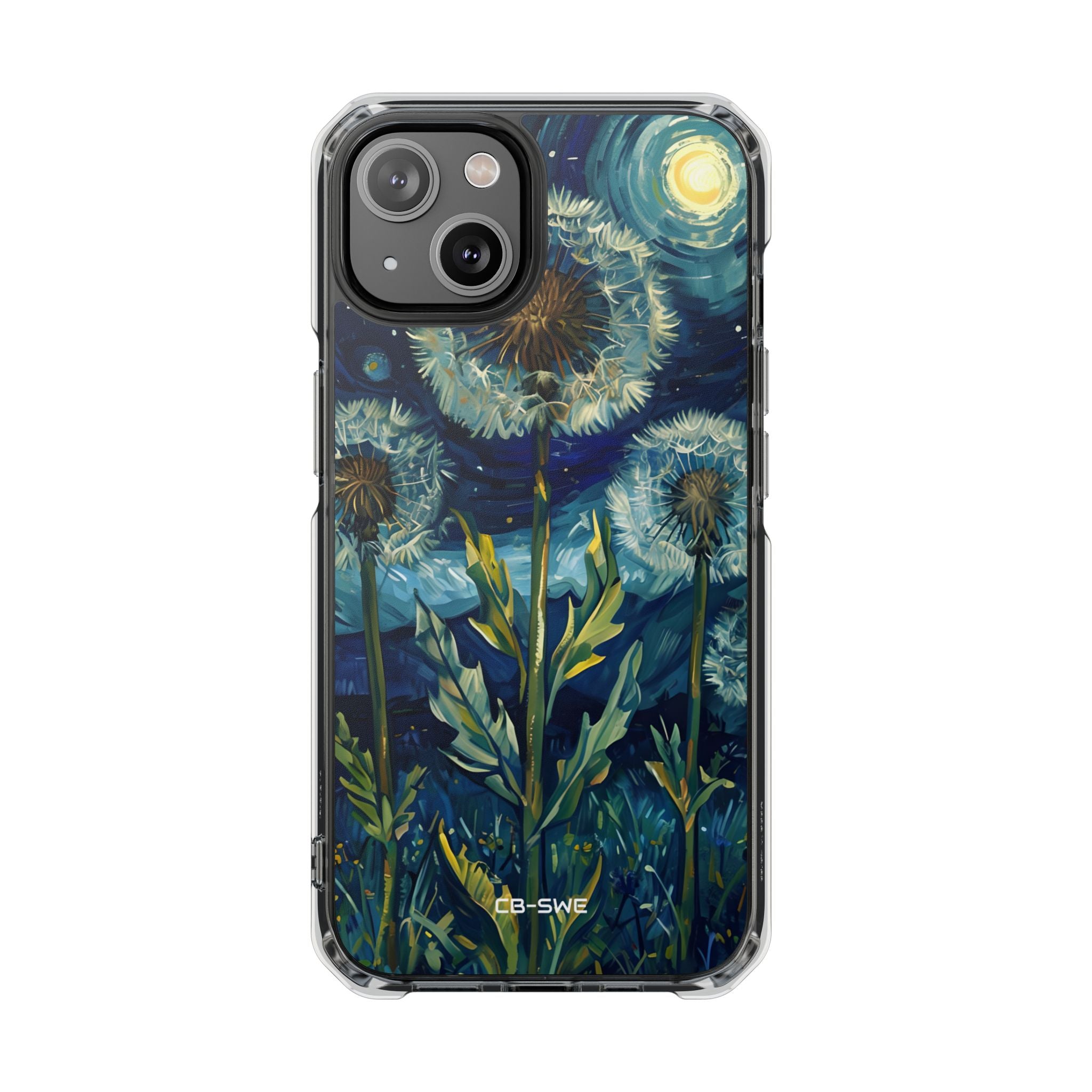 Dandelions Under Starlight iPhone Case - Impact