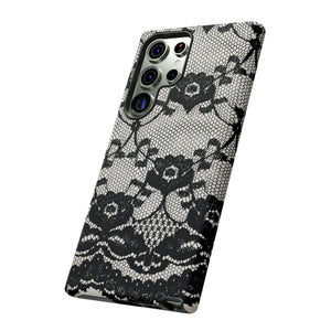 Lilrunge Gothic Flower - Protective Phone Case