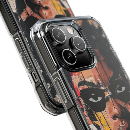 Masked Portrait Drips iPhone 14 Pro Case - Impact