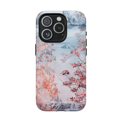 Floral Serenity Case - Tough + MagSafe® iPhone 15 Phone Case